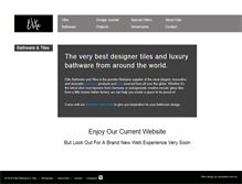 Tablet Screenshot of elitebathware.com.au